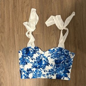 Floral corset